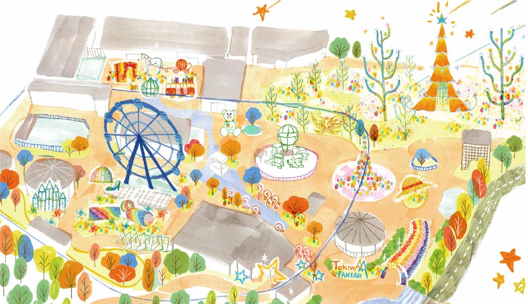 イルミネーション会場図