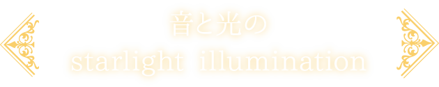 音と光のStar light illumination