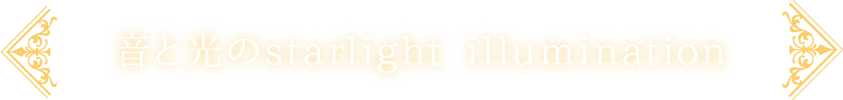 音と光のStar light illumination